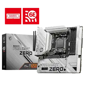 MSI B650M PROJECT ZERO MOTHERBOARD 